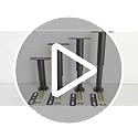 Adjustable Bed Support Legs Set - 7.08-12.6 Inch, Heavy Duty Metal Slat Bed Frame Support - 6 Pieces (Variation: 7.08-12.6 Inch)