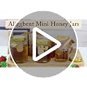 3 Oz Hexagon Honey Jars Set with Dippers and Labels - 70 Pack