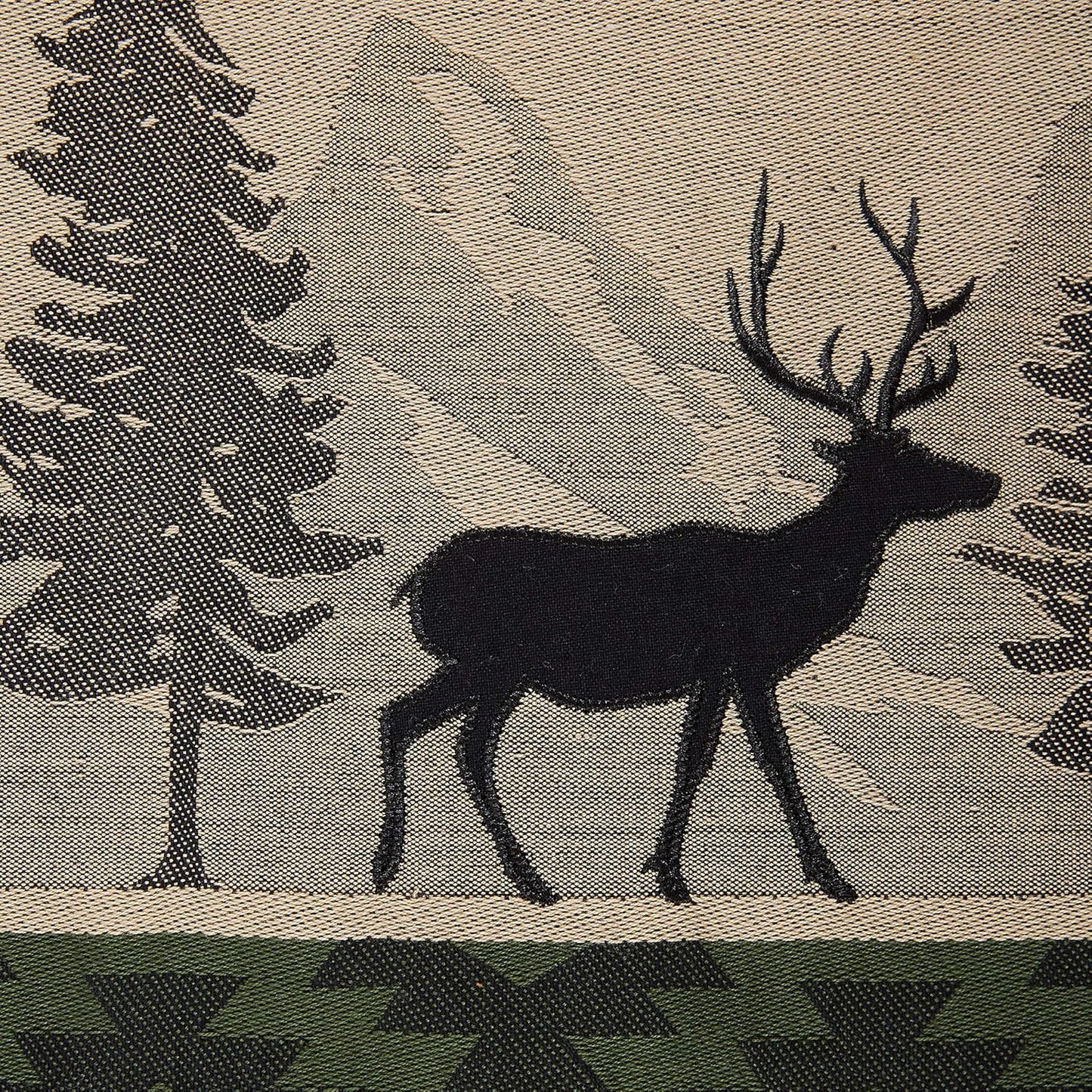Woodlands Dishtowel Set - 3 Piece, 18x28, Rustic Kitchen Towels for Home