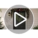 Heart-Shaped Artificial Cedar Wreath for Christmas Front Door Decor - 22 Inch