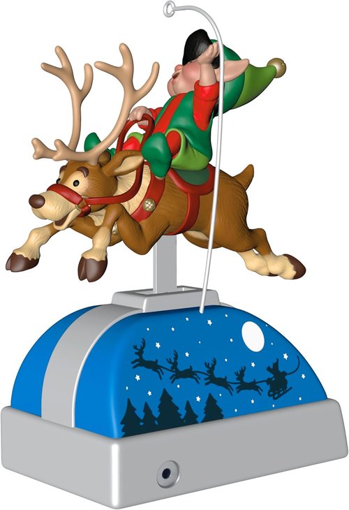 Hallmark Keepsake Christmas Ornament - Merry Mechanical Ride with Music & Motion | Unique Holiday Gift