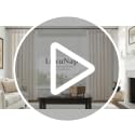 Birch Linen Pleated Curtain Set - 4 Panels, 40"W x 96"L, Ivory Cream, Light Filtering, Memory Shape - LuxuNap