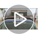WRENSONGE Olive Green California King Oversized Quilt Bedding Set - 3 Piece