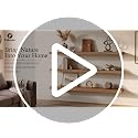 24in Live Edge Floating Shelves, 8" Deep Natural Wood Wall Shelf