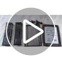 Under Bed Storage with Wheels - 4 Pack Black Shoe Organizers, Foldable & Durable