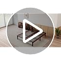 Full Size Folding Bed Frame - Quad-Fold, Tool-Free Assembly, Under-Bed Storage