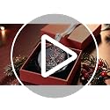 250th Anniversary USA Christmas Ornament – Crystal Patriotic Eagle, 3.15in, Includes Red Gift Box (Variation: 250 Ornaments-two)