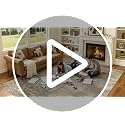 ELLIUNE 8x10 Dark Brown Washable Abstract Area Rug for Living Room