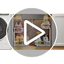 PXRACK Large White 2-Pack Under Sink Organizer - Adjustable 2-Tier Pull-Out Cabinet Storage for Kitchen & Bathroom