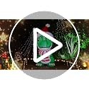 GOOSH 5 ft Christmas Dinosaur Inflatable with LED Lights, T Rex Yard Decor