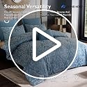 King Size Jacquard Comforter Set with Pillow Shams & Cushion - Luxurious Bedding