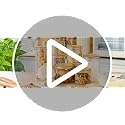 Round Glass Storage Containers with Bamboo Lids for Pasta & Flour, 5