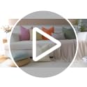 24x24 Inch Down and Feather Pillow Inserts - White Fluffy Cushion Set with Cotton Cover