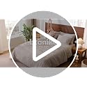 Oversized King Comforter Set with Sheets - Dark Oatmeal 7 Pieces Boho Bedding