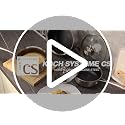 KOCH SYSTEME CS 6-Piece Hybrid Nonstick Stainless Steel Saucepan Set, 1QT-3QT, Black