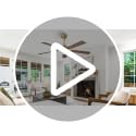 CalorHoga 52 Inch Gold Ceiling Fan with Lights Remote & App Modern Style
