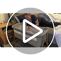 Baby Bassinet Bedside Sleeper Khaki 2-in-1 Crib with Mattress & Mesh Design