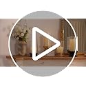 NUPTIO Matte Gold Hurricane Candle Holders Set of 2 - Pillar Candle Decor, Open-End Design, Small & Large Sizes