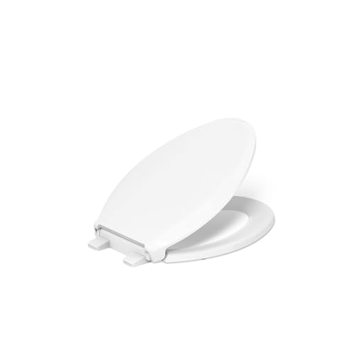 Kohler Cachet Nightlight Soft Close Elongated Toilet Seat - White, ReadyLatch®, Grip-Tight Hardware