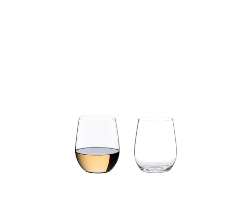 Riedel O Wine Tumbler Viognier/Chardonnay Set of 2 - 4.2 Ounces, Stemless, Dishwasher Safe