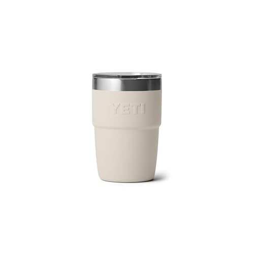 YETI Rambler 8 oz Insulated Coffee Mug with Lid - DuraSip Ceramic - Cape Taupe