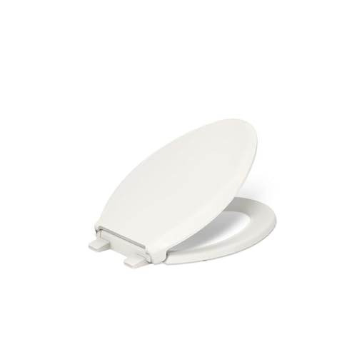 Kohler Cachet Nightlight Soft Close Toilet Seat Elongated Biscuit ReadyLatch