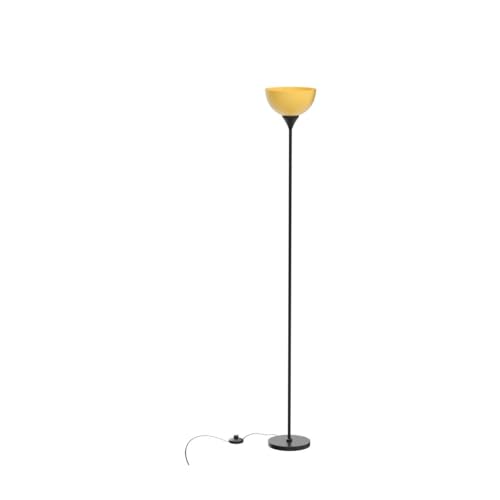PESRAE Matte Black Foldable Floor Lamp with Remote Control & Stepless Dimming