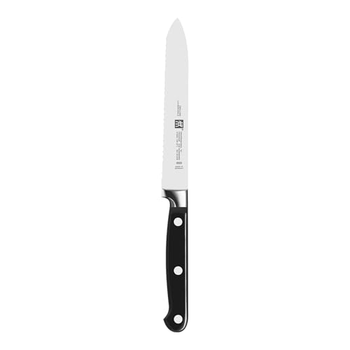 Black Stainless Steel 5-Inch Razor-Sharp German Utility Knife - Zwilling Professional S