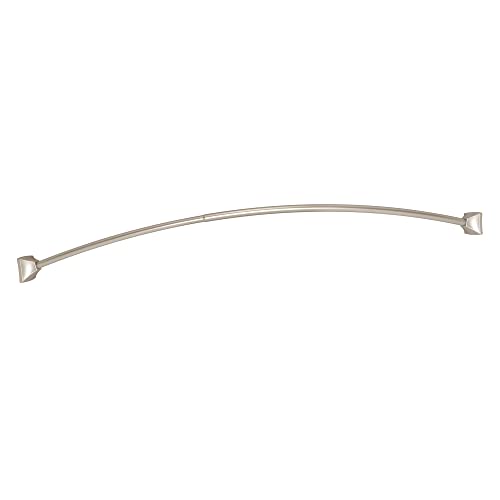 Moen Curved Shower Curtain Rod - Brushed Nickel, Adjustable 54-72 Inches