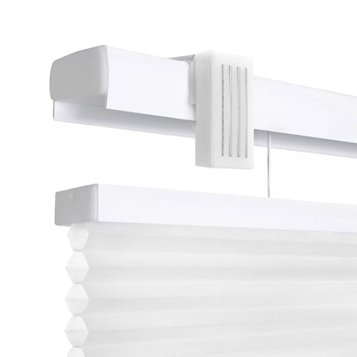 Regal Estate Magnetic Top Down Bottom Up Cellular Shade - White 25x72 in (Magmount TDBU Variant)
