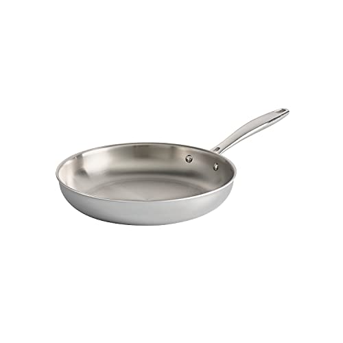 Tramontina 10-Inch Tri-Ply Clad Stainless Steel Frying Pan - Signature Model