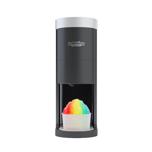 Hawaiian Shaved Ice Snow Cone Machine with Ice Molds & Blade Adjustment