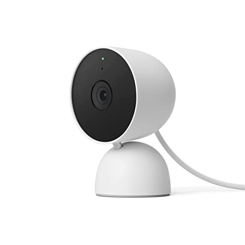 Google Nest Security Cam 1080p Wired Snow - 2nd Generation Indoor Camera