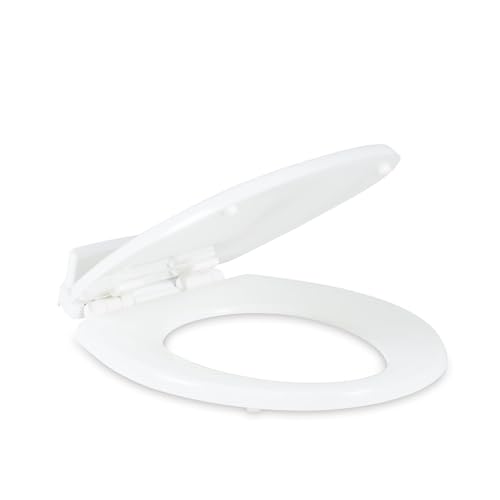 Slow Close Wooden Toilet Seat for Dometic 310 Toilet - White