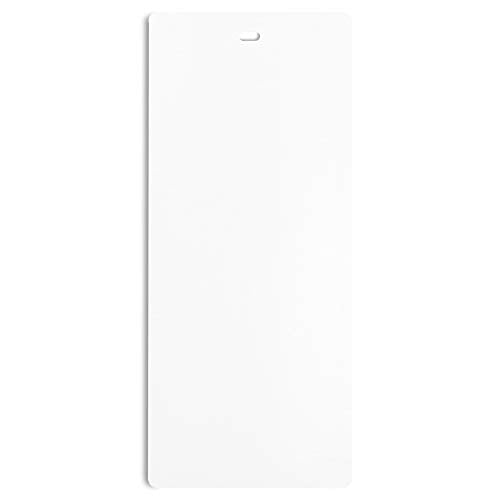 White Vertical Blinds Replacement Slats 82.5 Inch Pack of 24 for Sliding Doors & Windows