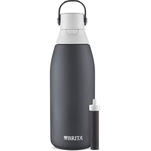 32oz Insulated Stainless Steel Water Bottle with Filter - BPA-Free Reusable