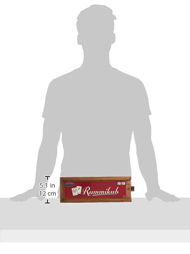 Rummikub Tile Game Vintage Edition with Wooden Storage Case - Family Fun