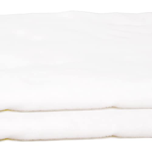 2 Pack Christmas Snow Rolls - 3 Foot X 8 Foot Artificial Snow Blankets for Christmas Decorations