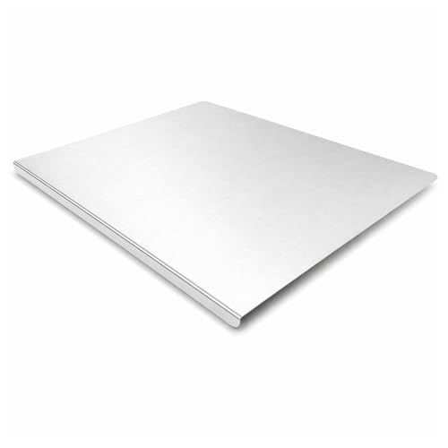 XTBSE 19.7 x 15.7 Inch Stainless Steel Cutting Board with Lip, Dishwasher Safe