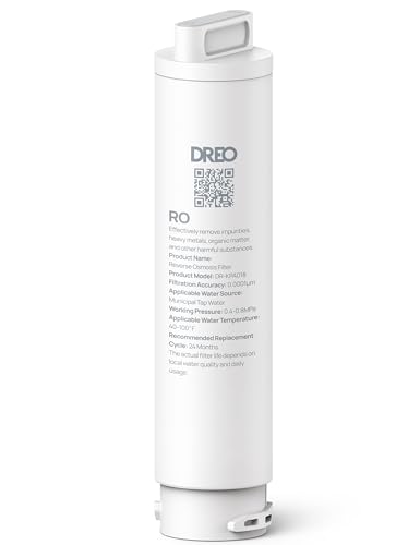 DREO RO Water Filter Replacement Cartridge 2-Year Lifetime for Model 511