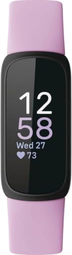 Fitbit Inspire 3 Small & Large Watch Bands - Lilac Bliss & Black Variations