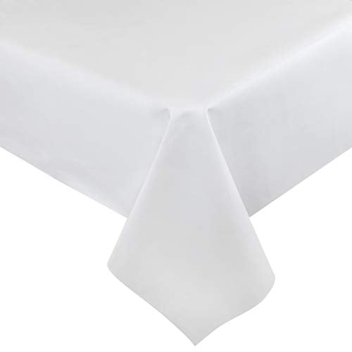 108 x 54 Inch Vinyl Table Pad Protector with Cushioned Backing - Spill & Scratch Barrier