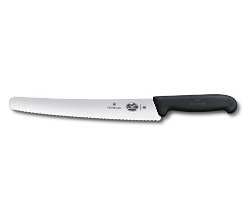 Victorinox Fibrox 10.25-Inch Serrated Bread Knife with Black Handle - Standard Packaging