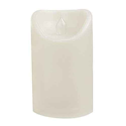 iZAN 1PCS Battery Operated Flameless LED Candle with Timer Outdoor Waterproof Flickering Decorative Light for Halloween Thanksgiving Christmas Home Kitchen Wedding Party Events Decoration D?cor 3¡±x5¡±