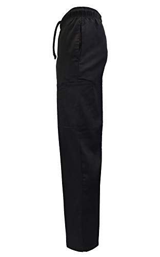 Black 3X-Large Chef Cargo Pants with 6 Pockets - Multi-Pack of 3