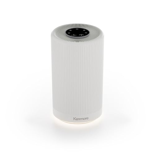 Kenmore Air Purifier with H13 True HEPA Filter - White, 850 Sq.Ft Coverage