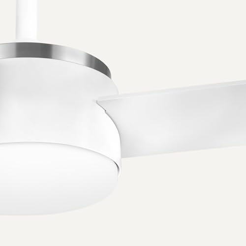 Amazon Basics 44in White Ceiling Fan with LED Light & Remote Control