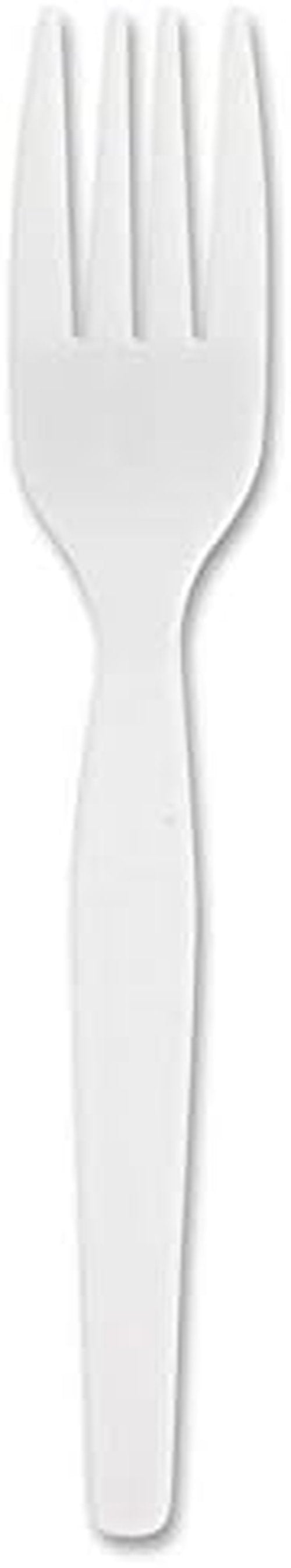 Genuine Joe Heavyweight Plastic Forks - Durable & Reliable | Pack of 100
