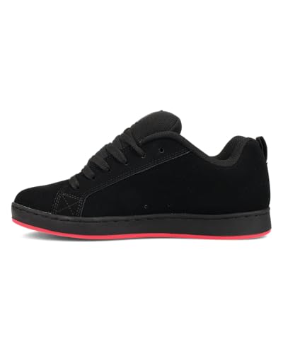 DC Women’s Court Graffik Skate Shoes - Black & Hot Pink, Size 6