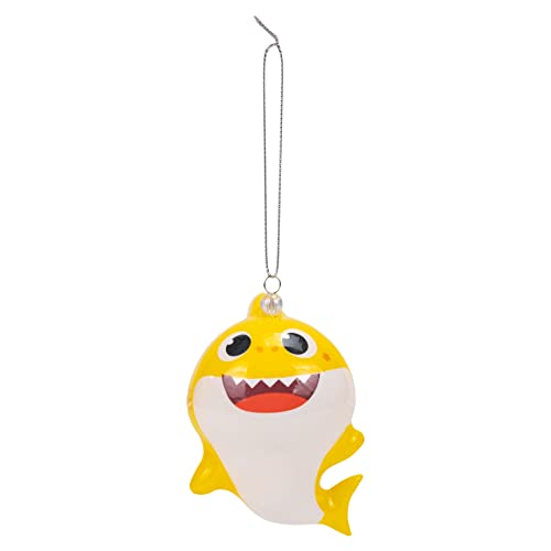 Kurt S. Adler Baby Shark Christmas Ornament - Smiling Yellow 3.5"